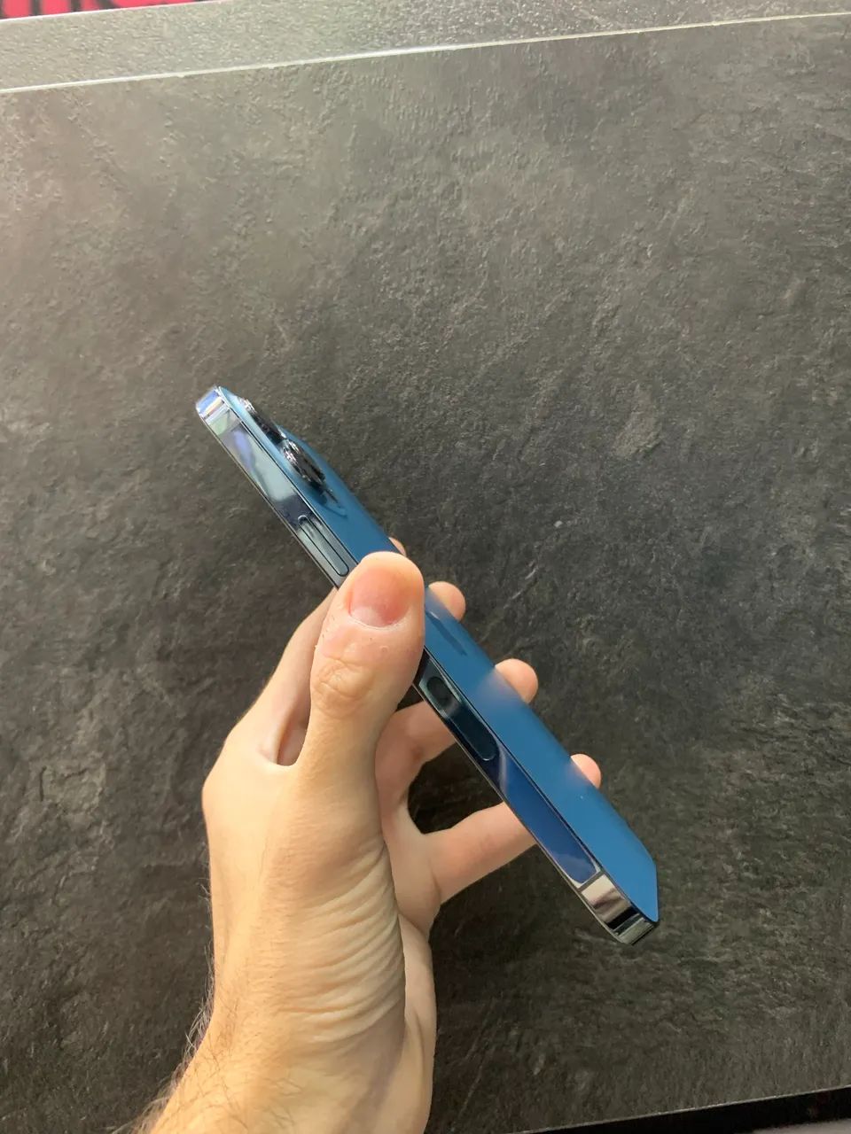 12 PRO MAX 128GB AZUL Vendo ou Troco com garantia ! - Foto 3