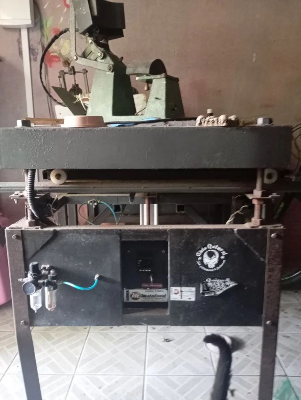 Prensa térmica pneumática 