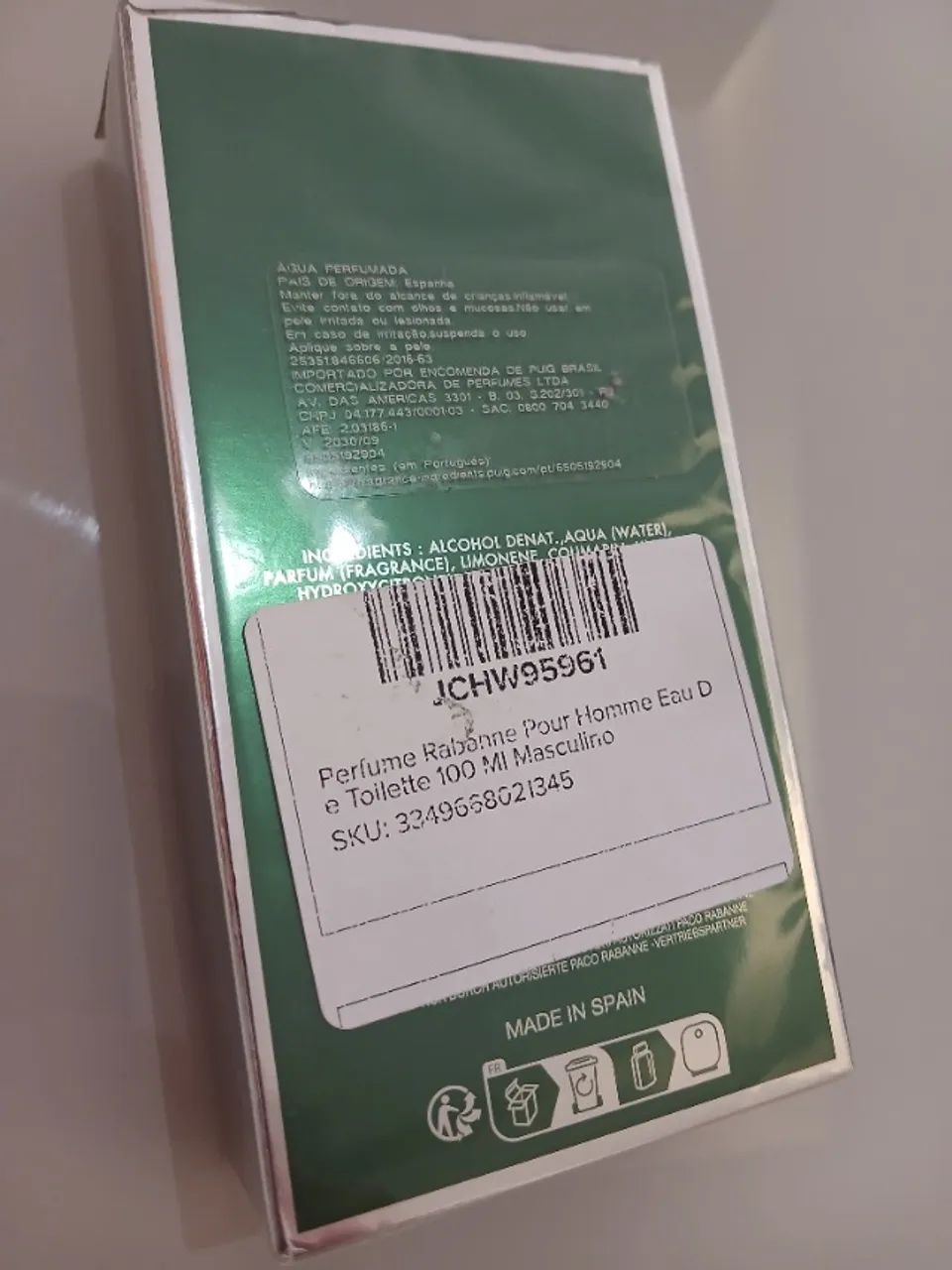 Perfume Paco Rabanne Pour Homme, 100ML - Foto 4