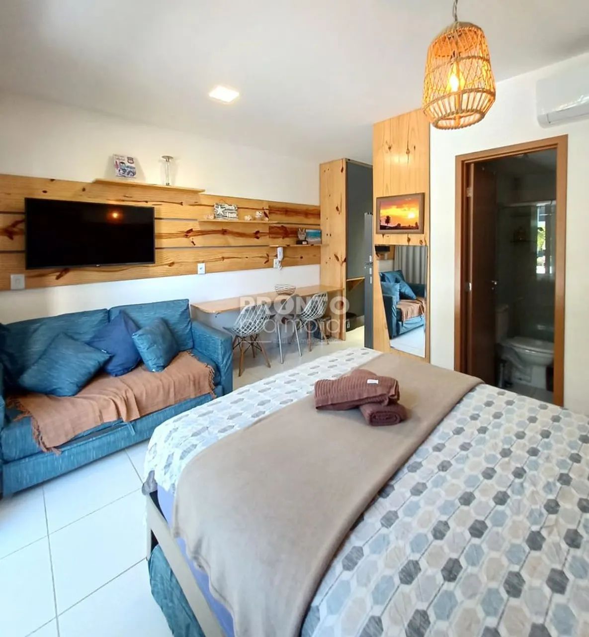 Flat com 1 quarto em Muro Alto - Foto 5