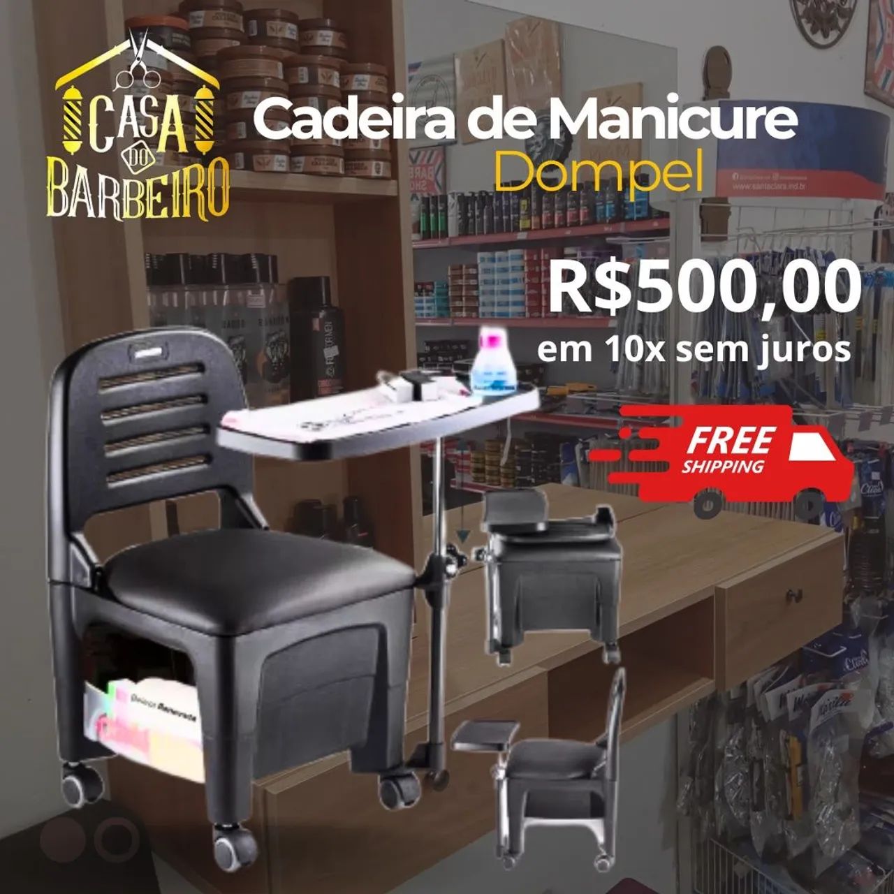 Cadeira para manicure
