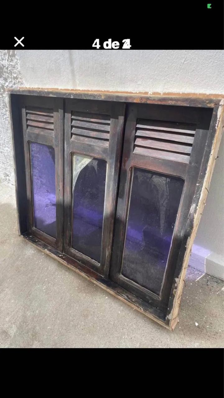 Portas de madeiras mais janelão  - Foto 2