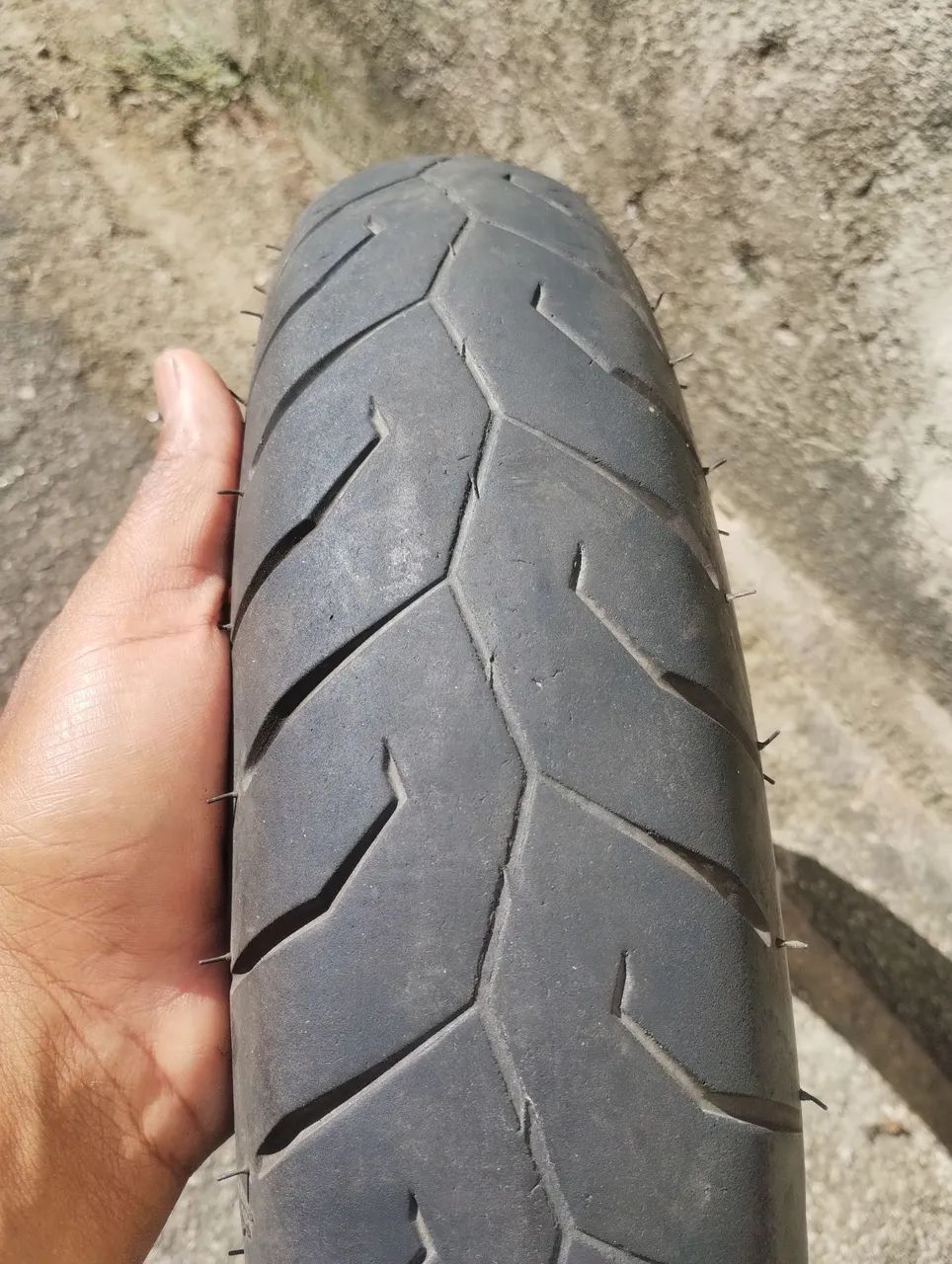 Pneu meia vida moto pcx