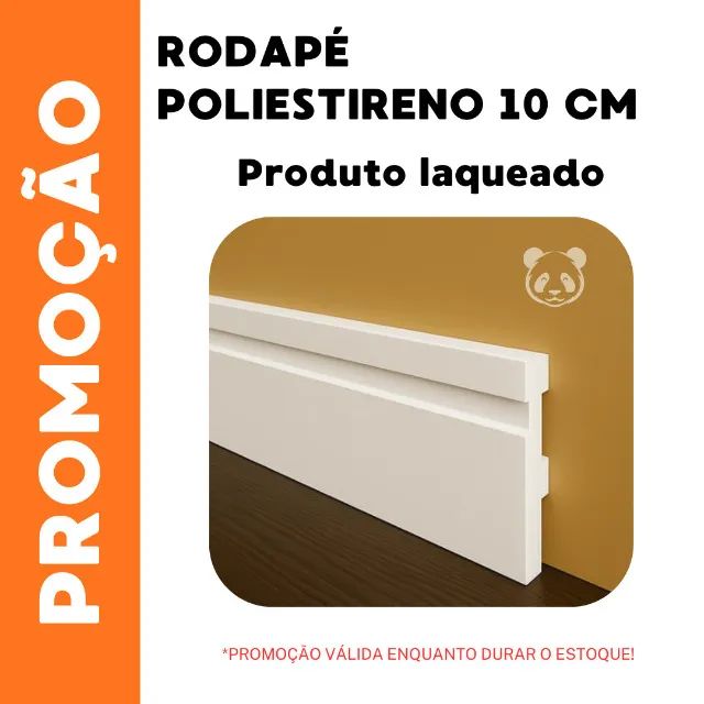 Promoção de rodapé ! Produto pronto 10 cm