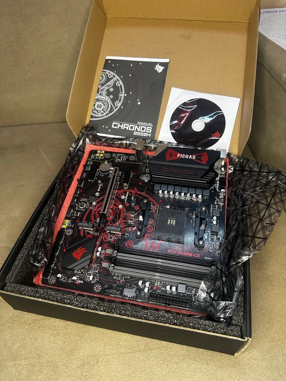 Placa mãe pichau chronos b550m cr