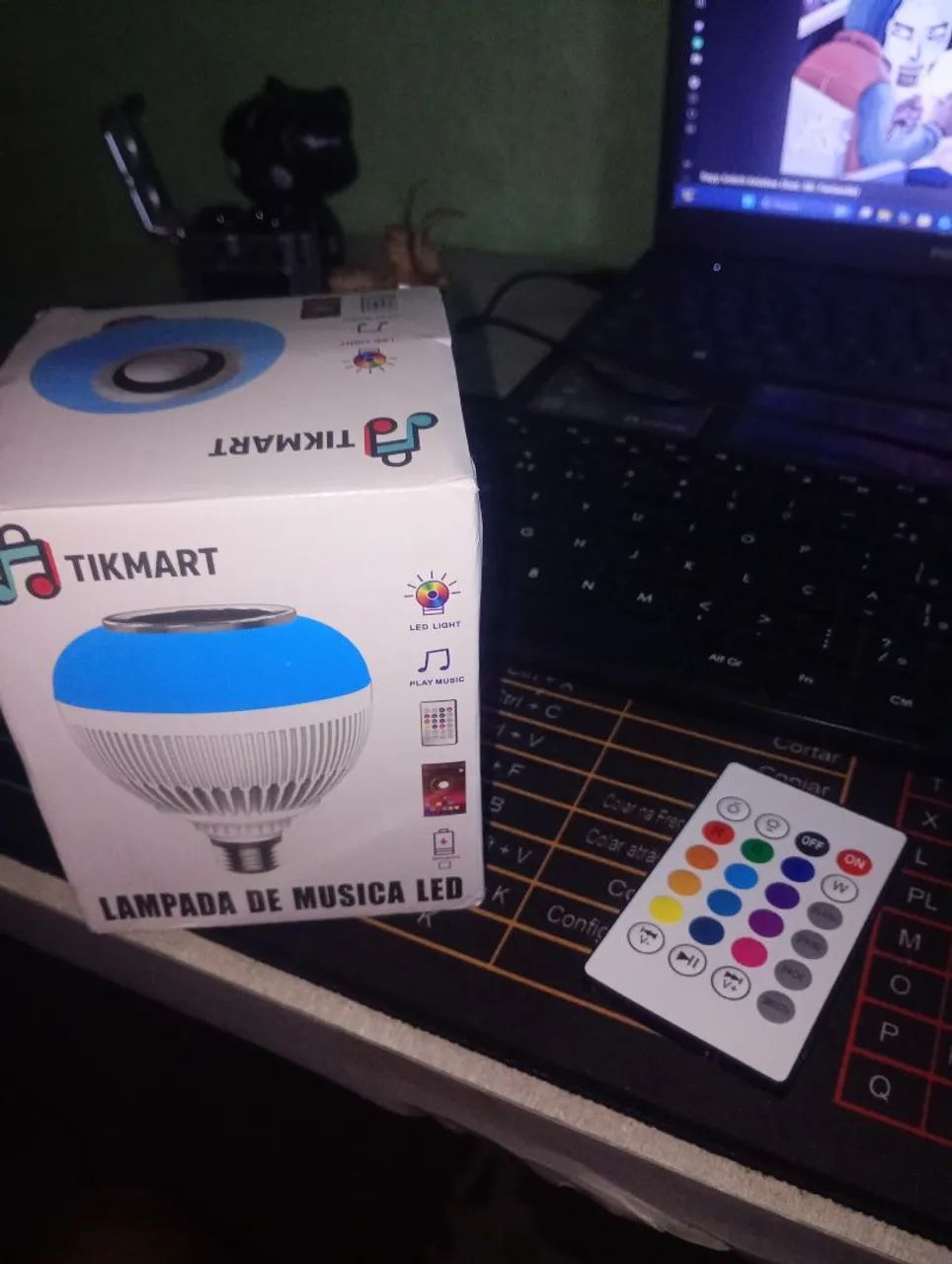 Lâmpada de música LED!!!!!! - Foto 4