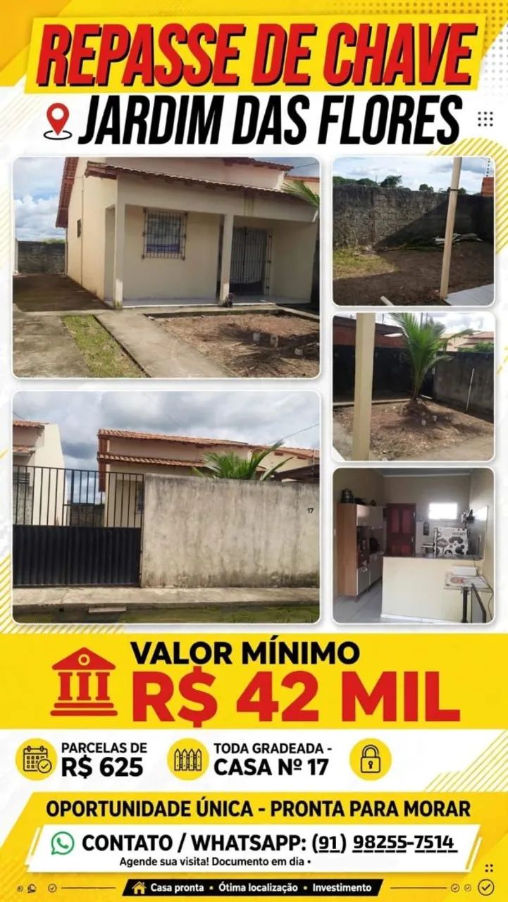 Repasse de chave no Jardim das Flores 