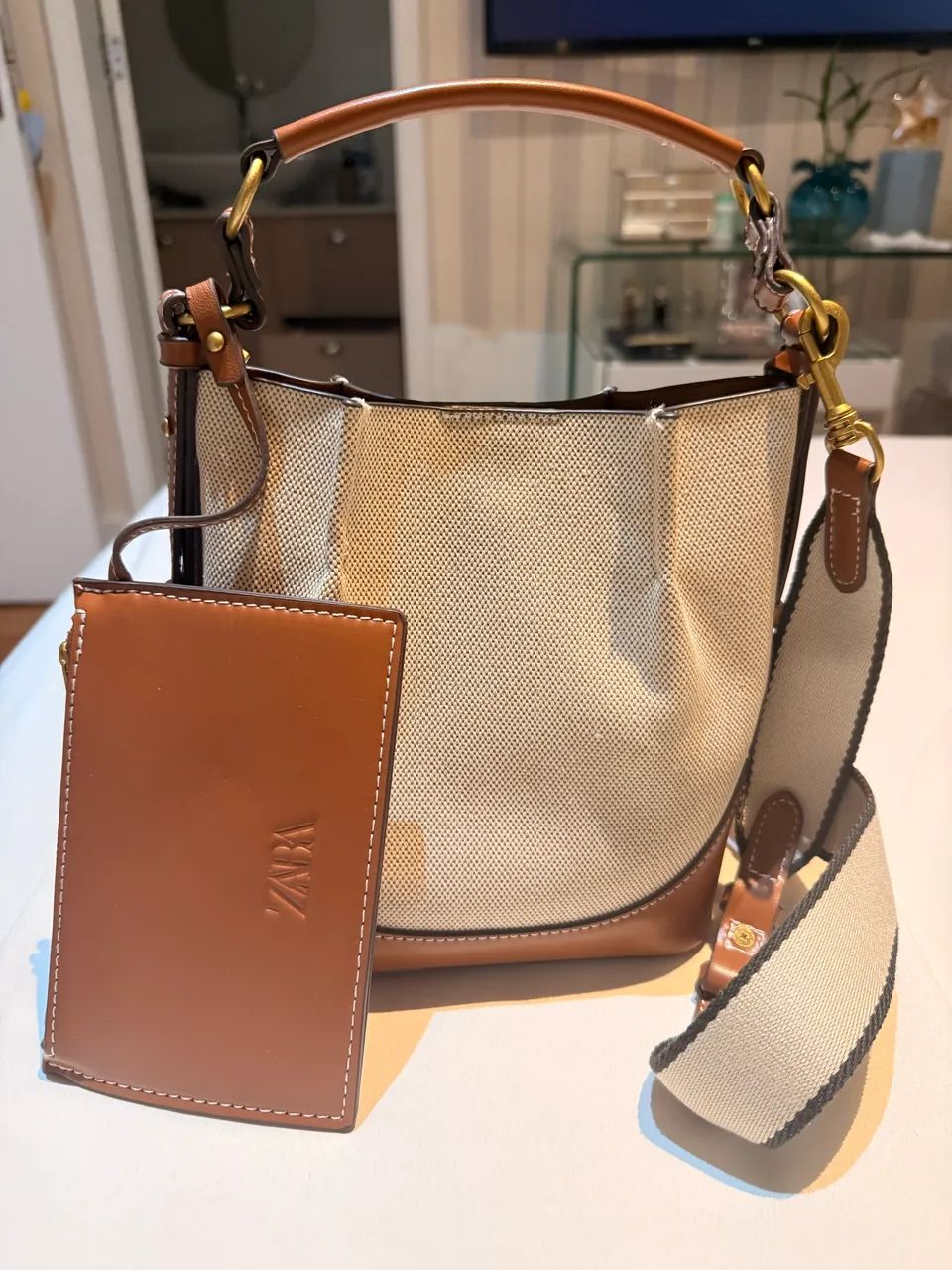 Bolsa da Zara - nunca foi usada  - Foto 5