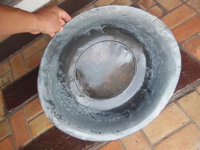 Antiga Bacia de Zinco 60cm