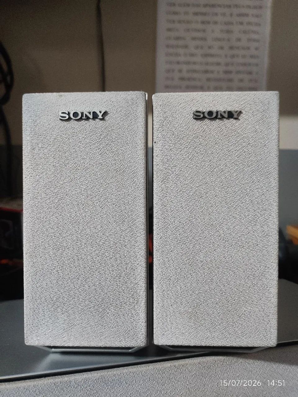 caixas Sony 8 ohms 100watts (1#) - Foto 3