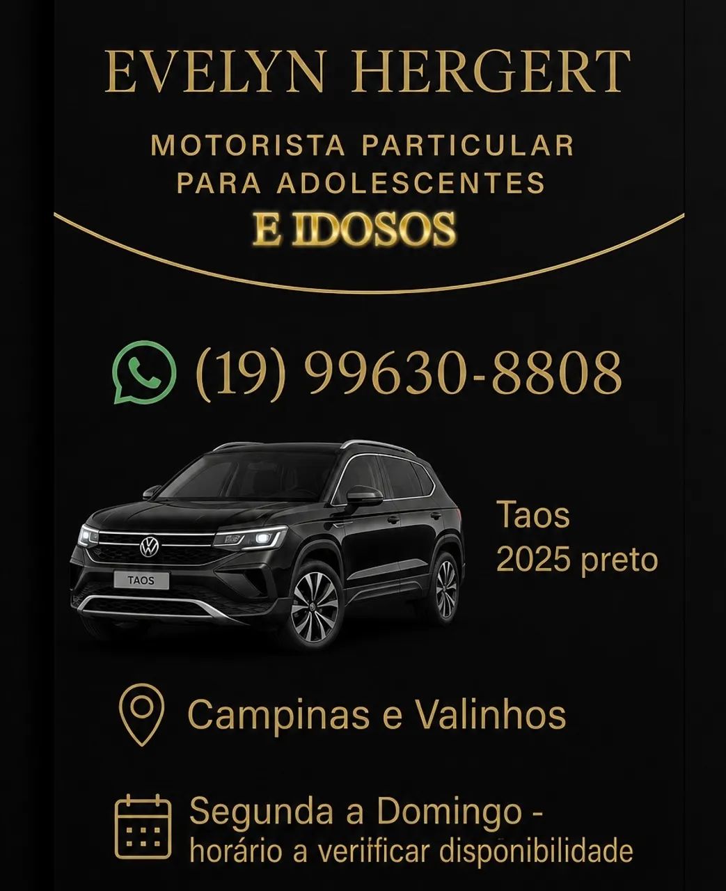 Motorista para adolescente e idosos