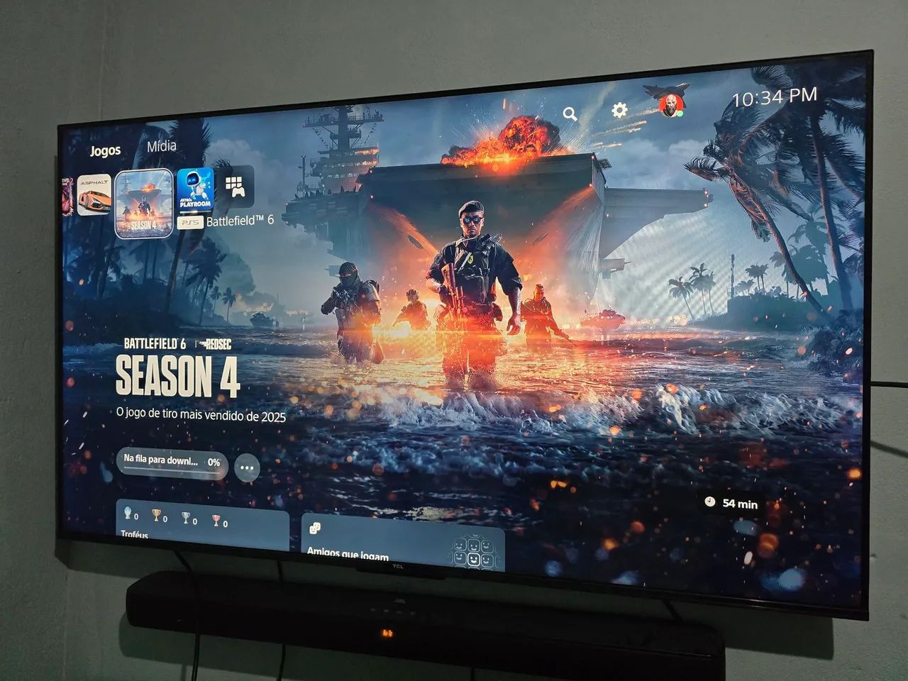 Ps5 Fat Com leitor, 2 controles e jogos (Castanhal) - Foto 4