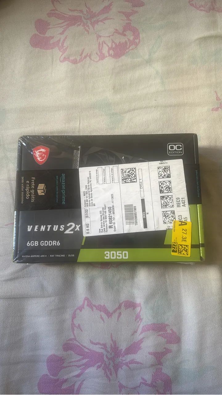 RTX 3050 lacrada, 18 meses de garantia 