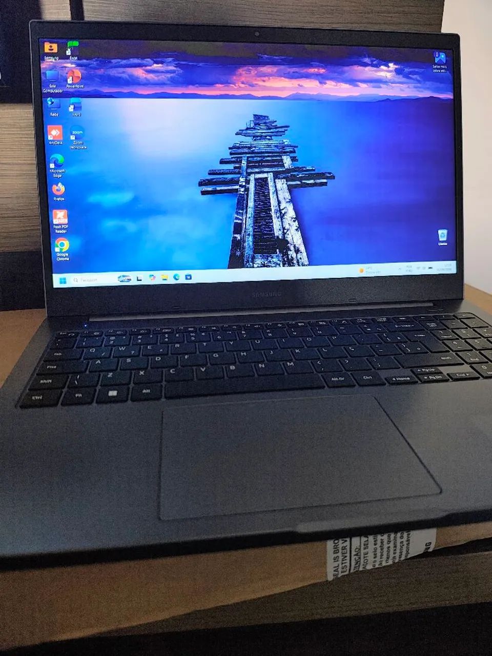 Vendo Notebook Samsung 550XDA - cinza - zerado - Foto 2