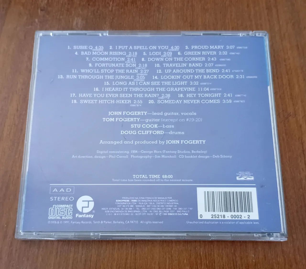 CD CREEDENCE CLEARWATER REVIVAL - CHRONICLE: 20 GREATEST HITS (ORIGINAL) - Foto 5