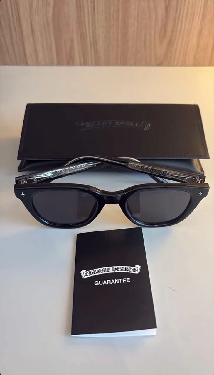 óculos chrome hearts escuro novo 