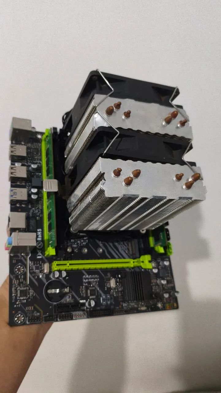 Kit Completo, Placa mãe, Processador, memórias, CPU Cooler - Foto 3