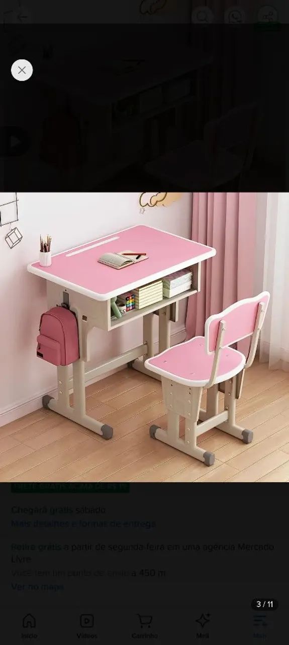 MESA DE ATIVIDADES INFANTIL - NOVA E LACRADA - Foto 4