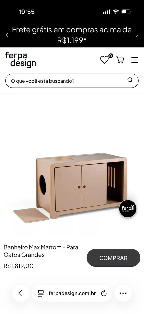 Banheiro para gatos 430234150193735685