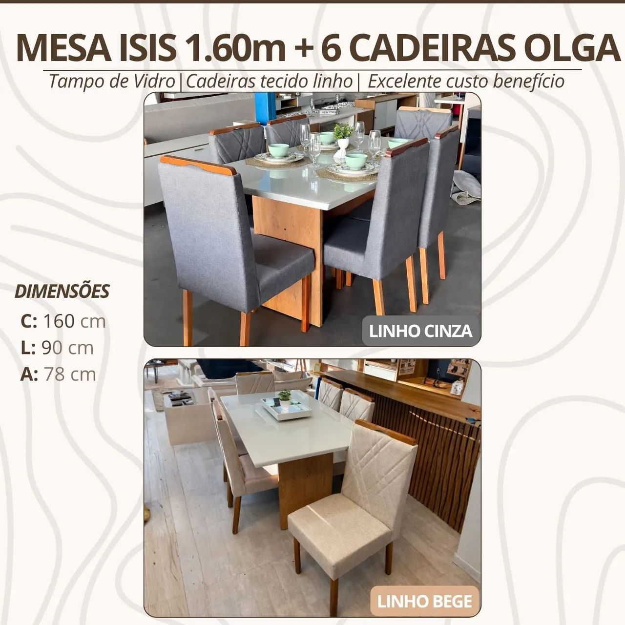 MESAS COM CADEIRAS A PARTIR  - Foto 4