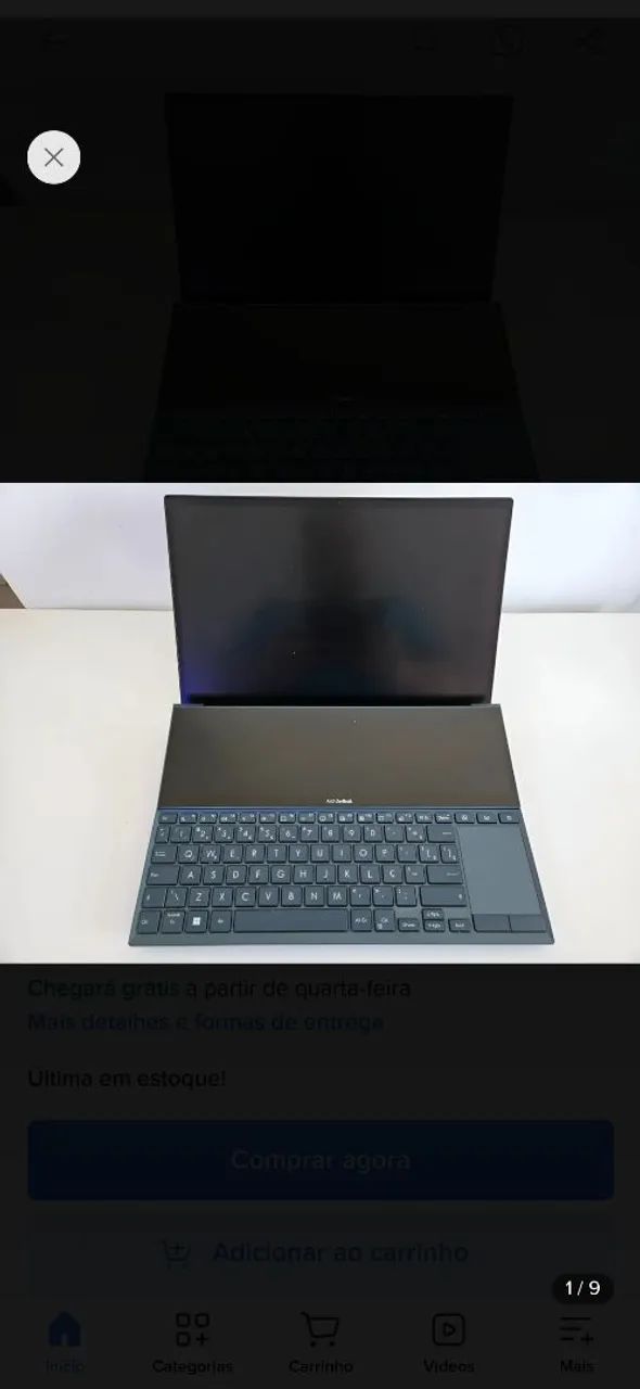 Notebook assus zenbook - MELHOR PRECO
