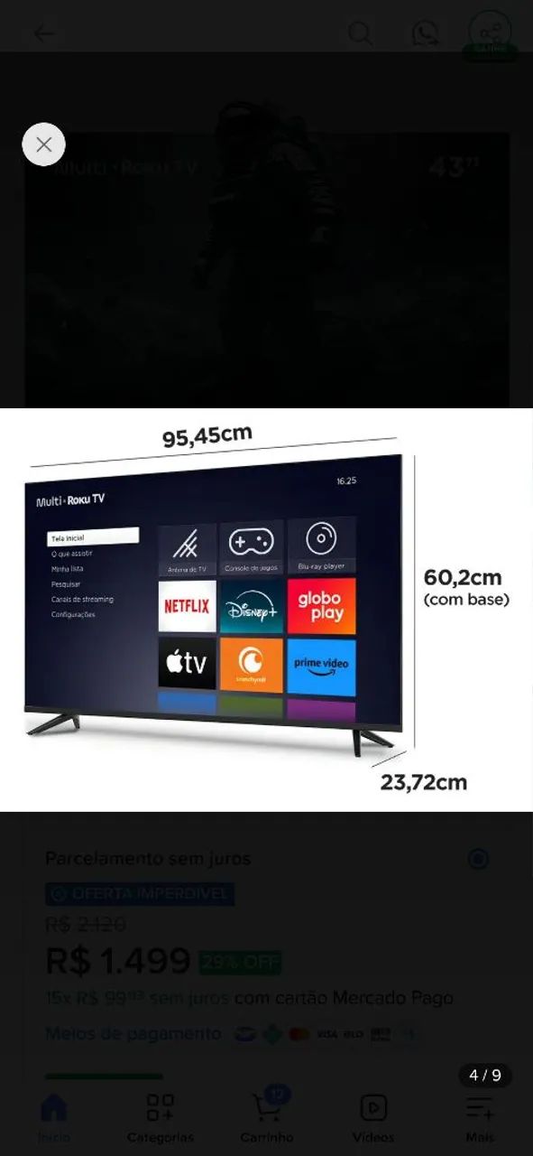 TV SMART PHILCO 43 P, NOVÍSSIMA NA CAIXA! - Foto 3