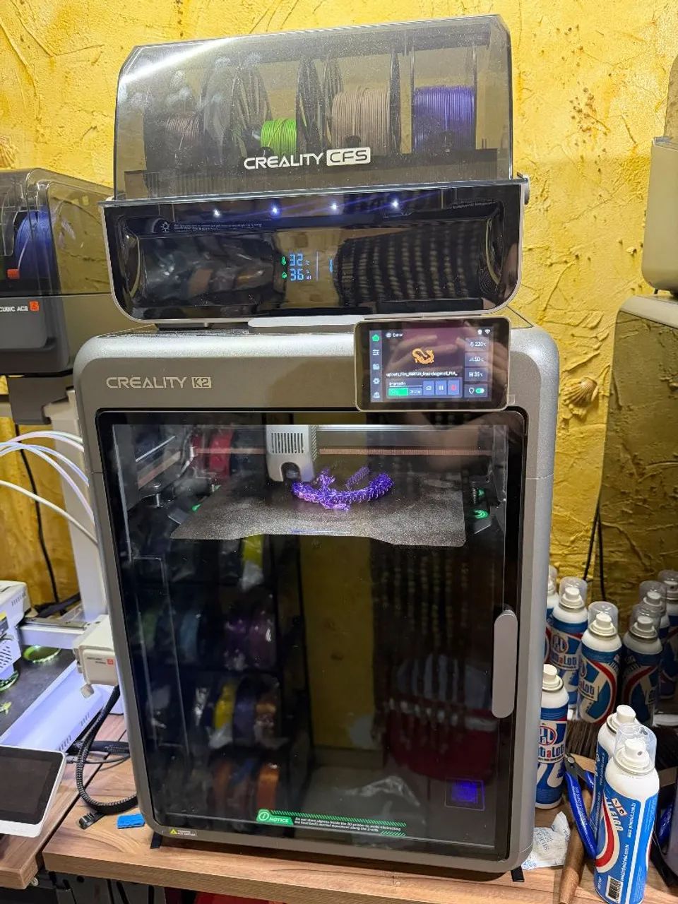 Impressora 3D Creality K2 Combo Nivelamento Automático Bivolt  - Foto 2