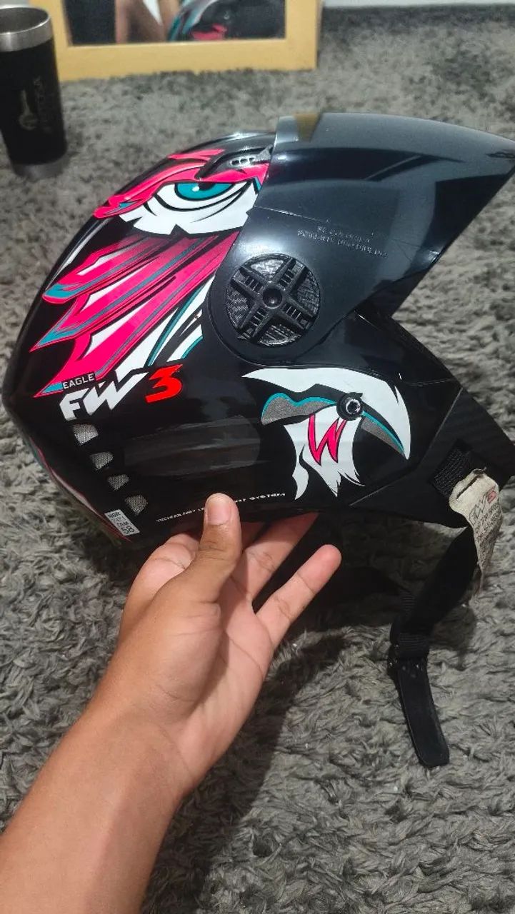 CAPACETE FW3 EAGLE ( 58 ) - Foto 5
