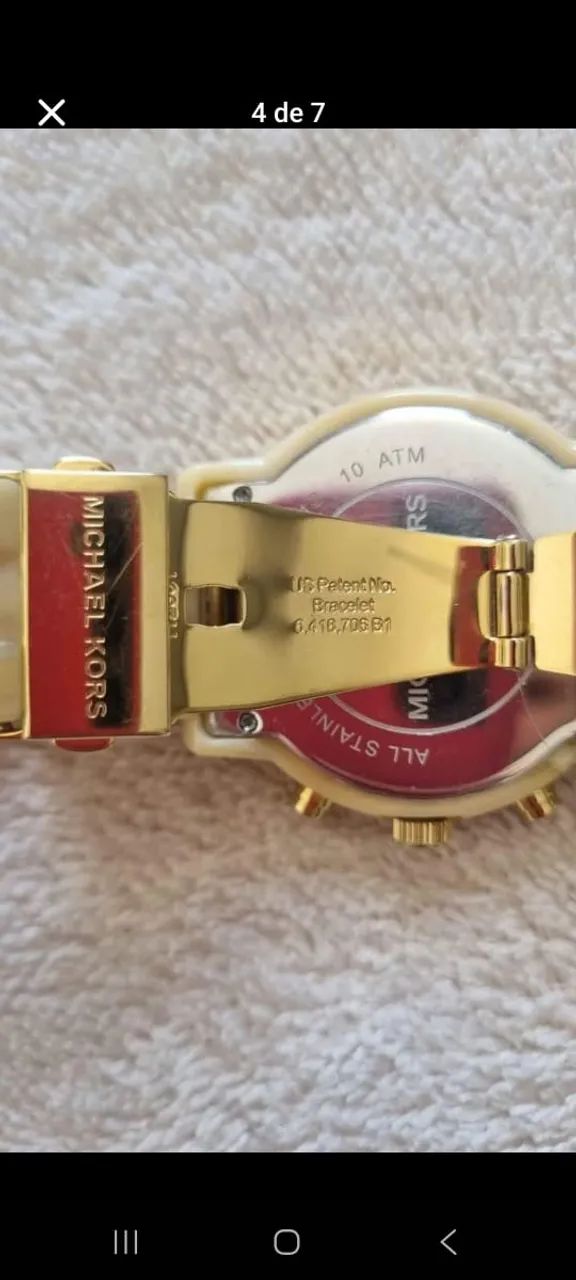 Relógio Michael Kors madre pérola - Foto 5