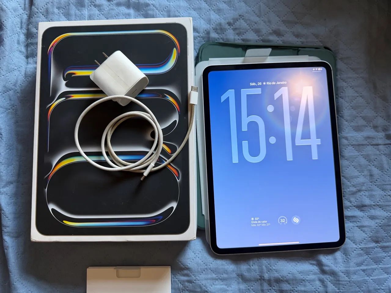 iPad Pro 11 M4 256GB Wi-Fi + Caixa + Carregador Original - Tablets