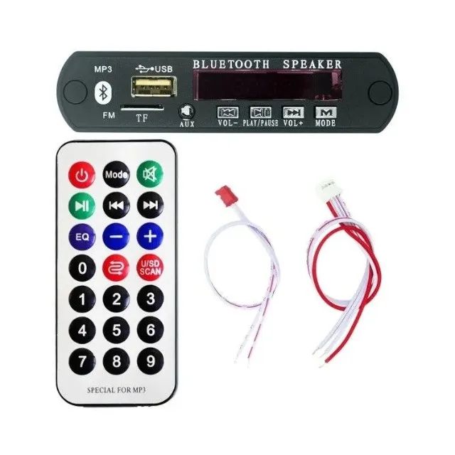 Placa Decodificador Usb iPhone Android Mp3 Fm Aux Bluetooth - Foto 5