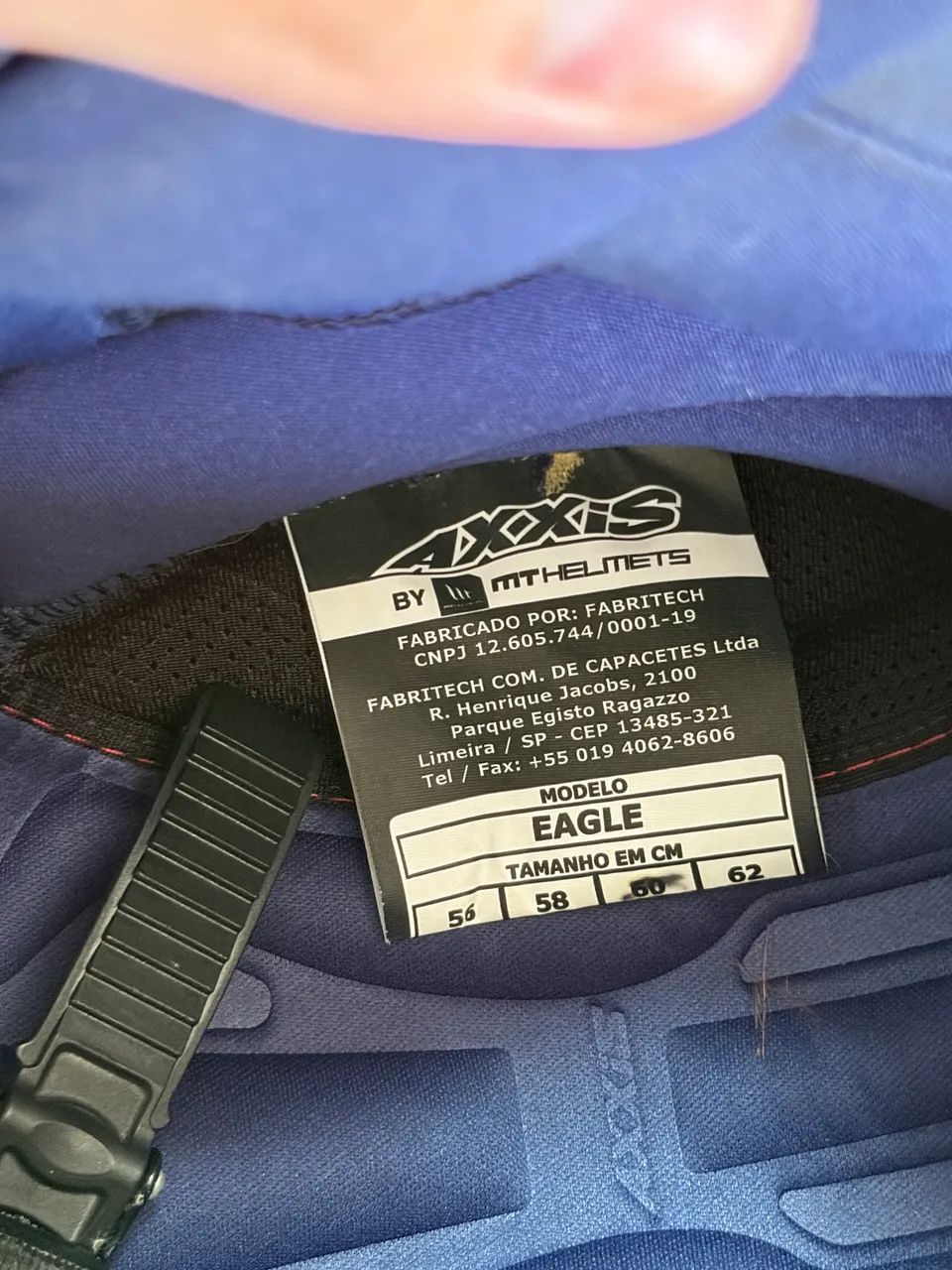CAPACETE AXXIS EAGLE FORÇA E AÇÃO - Foto 4