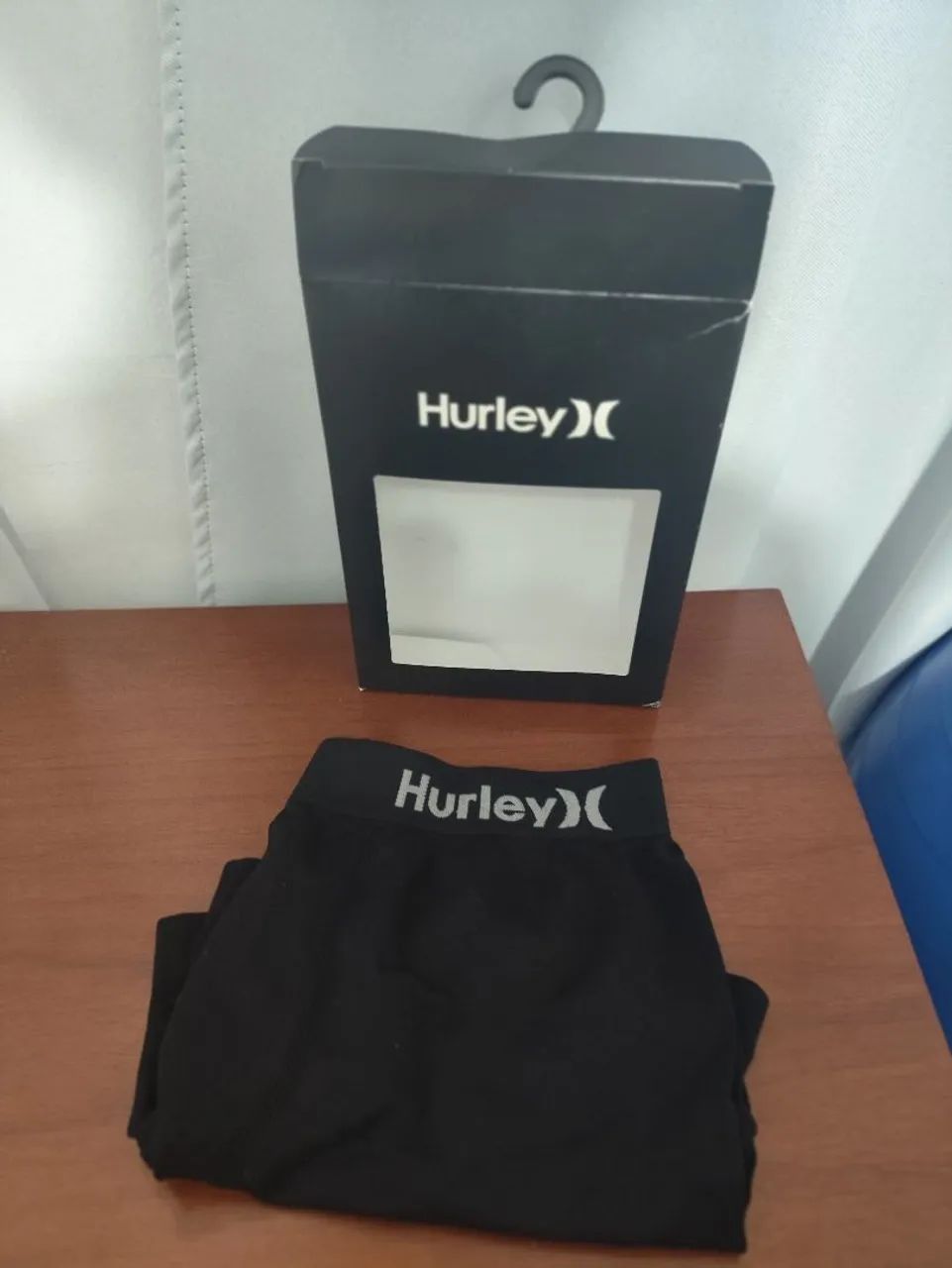 Cueca Boxer Hurley original nova preta tamanho P - Foto 2