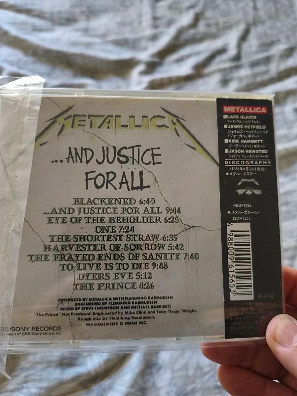 Cd Metallica And justice for all - Foto 2