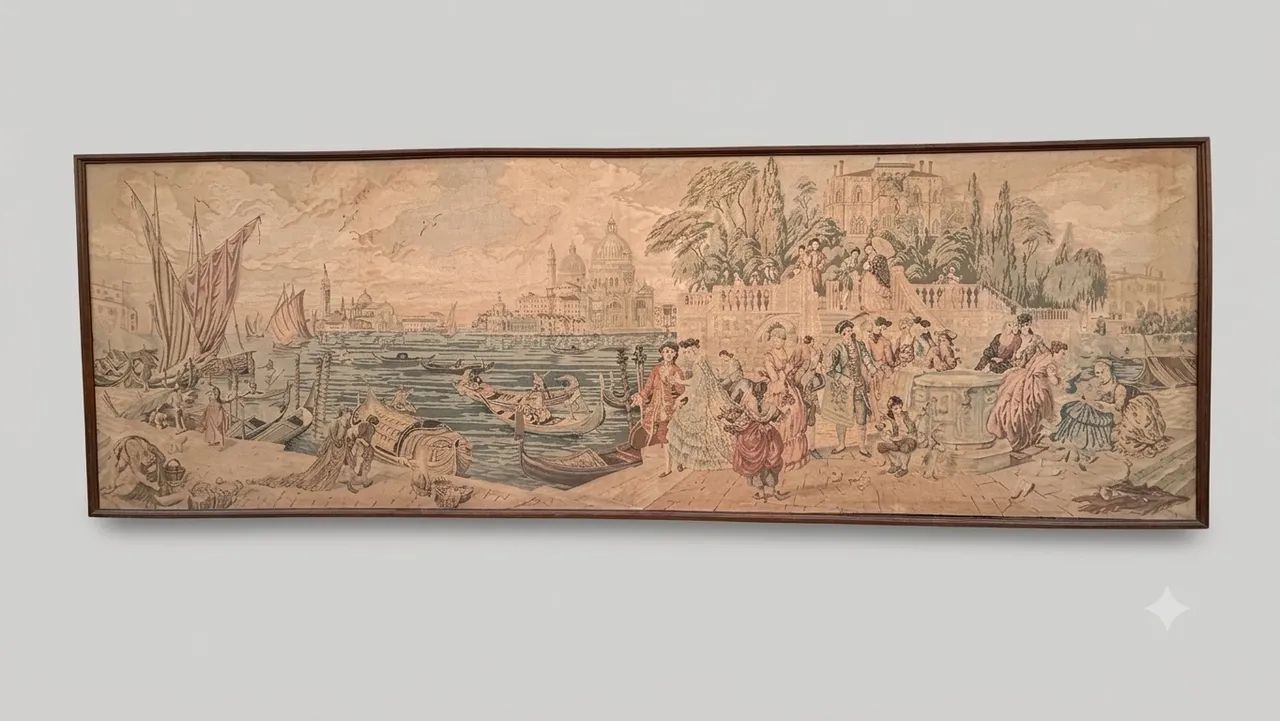 Tapeçaria europeia 4,4 m x 1,4 m 