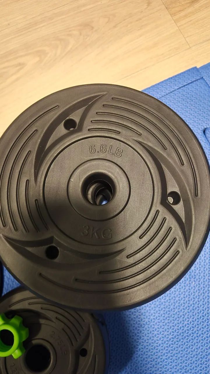 Kettlebell e anilhas em polietileno  - Foto 4