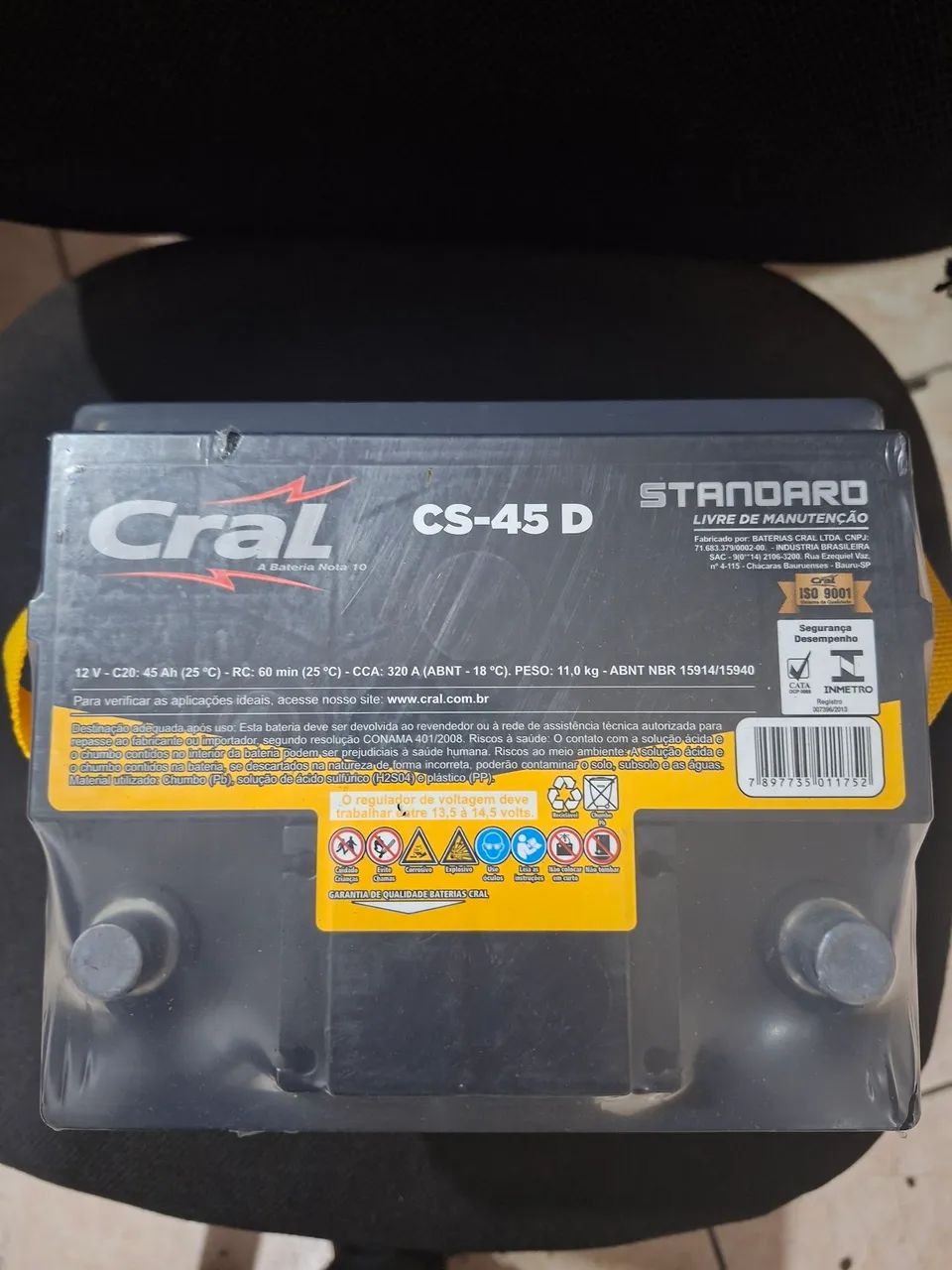 Bateria cral 45AH  - Foto 3