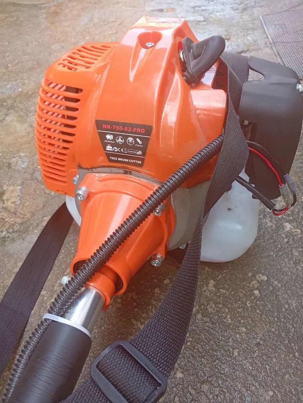Roçadeira Nakasaki 75cc 3HP 2T a Gasolina Potente NK750Pro