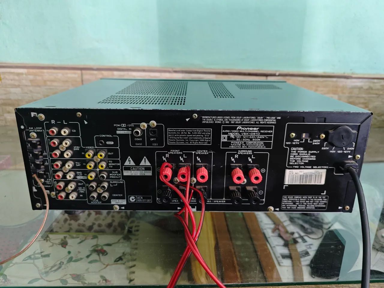 Receiver Pioneer VSX-D510 - LEIA!!! - Foto 2