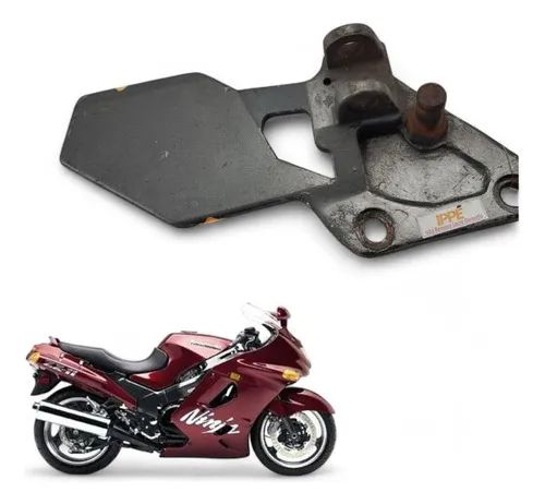 Bacalhau Dianteiro Esquerdo Kawasaki Zx11 1992 Com Avaria Preto