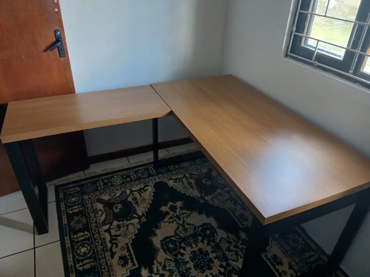 Mesa em L de Escritório - Perfeito Estado - Foto 3