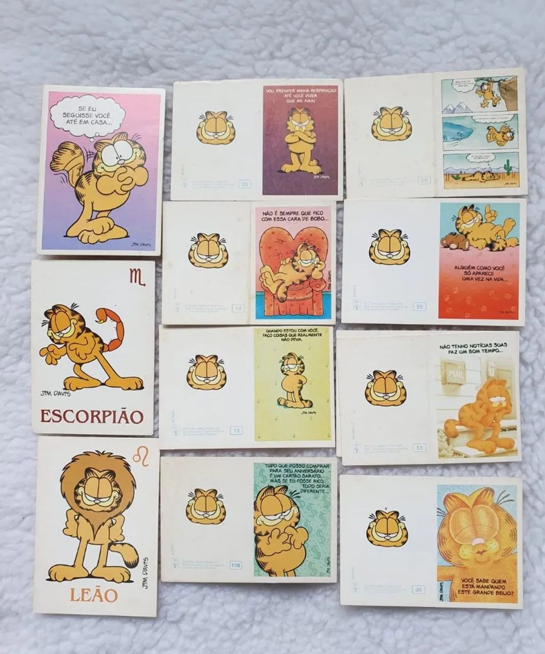 32 cartões antigos do Garfield - Foto 2
