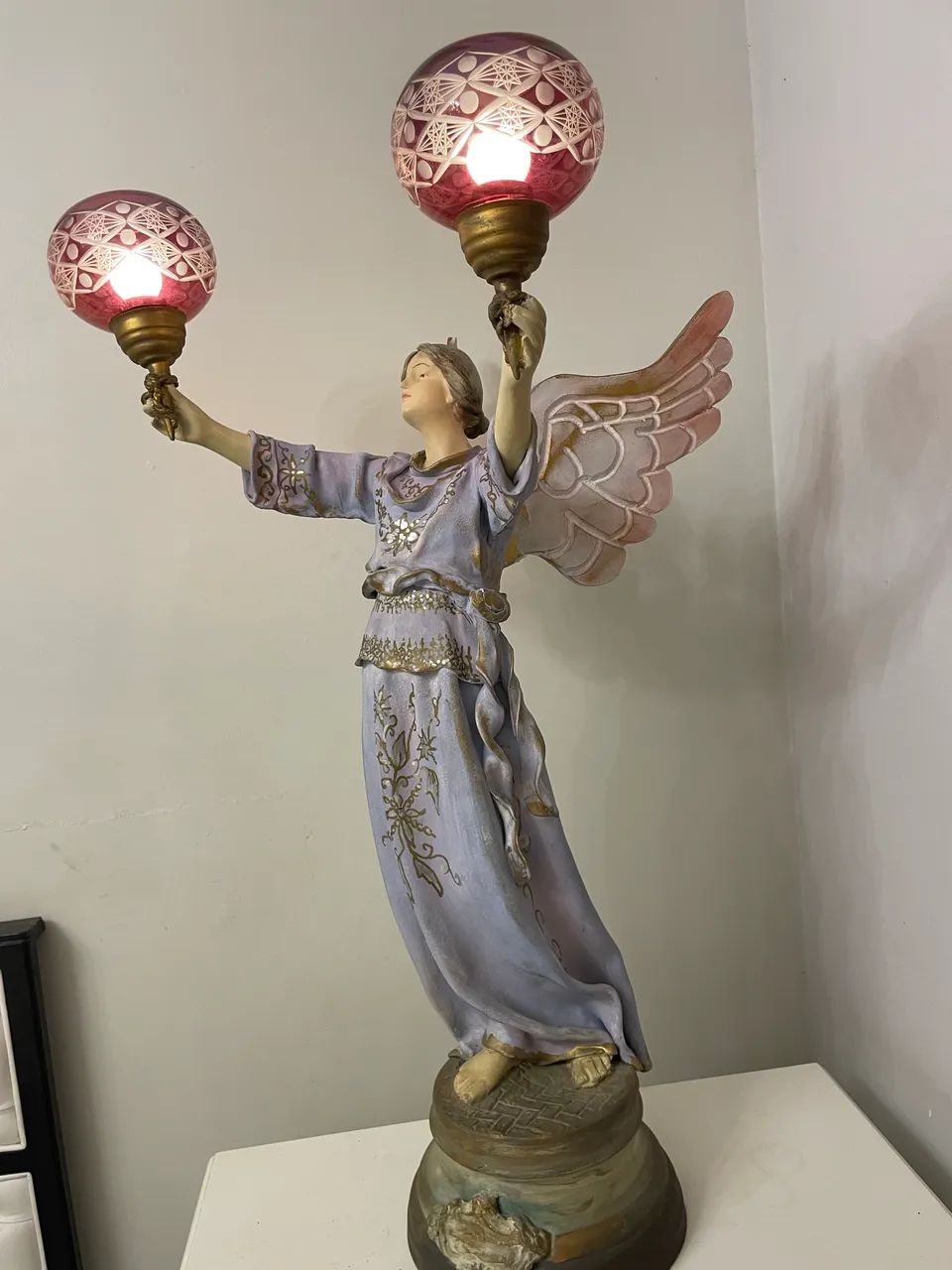 Luminária anjo 80 cm