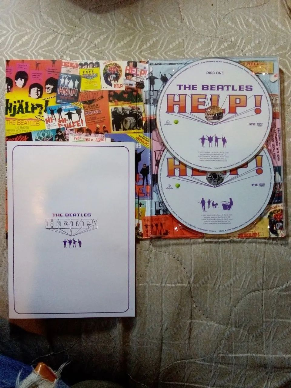 DVD duplo The Beatles Help! Digipack original importado da