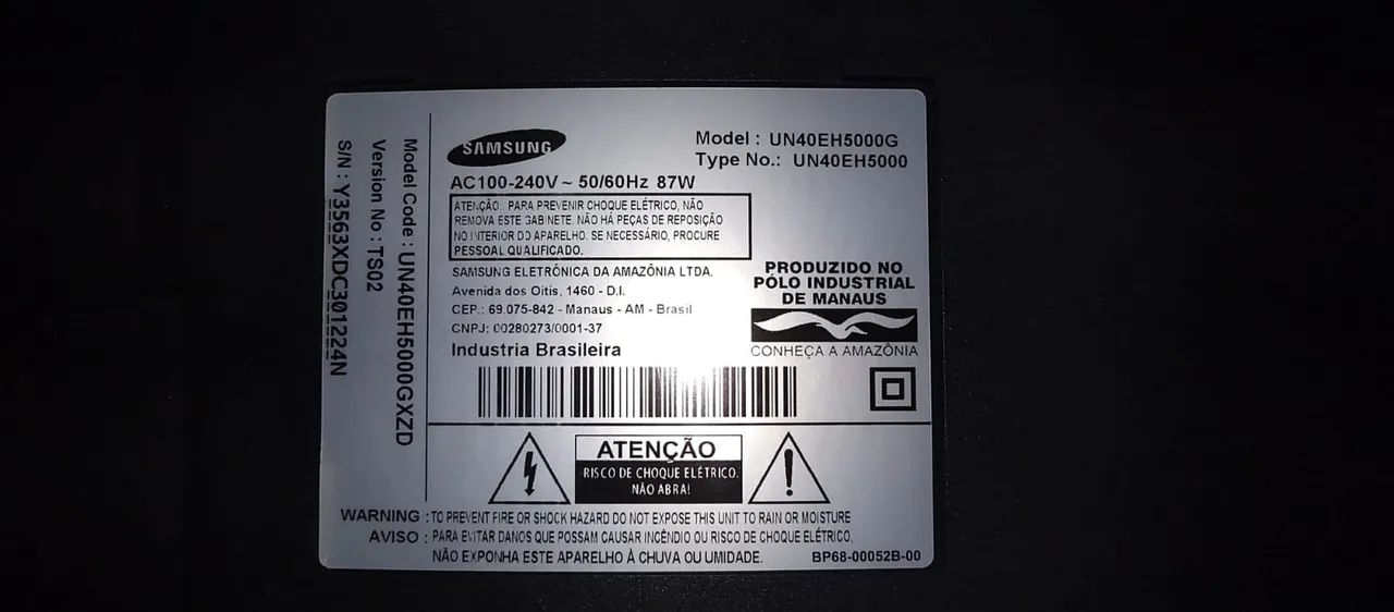 Tv sansung 42 para retirar peças  - Foto 3