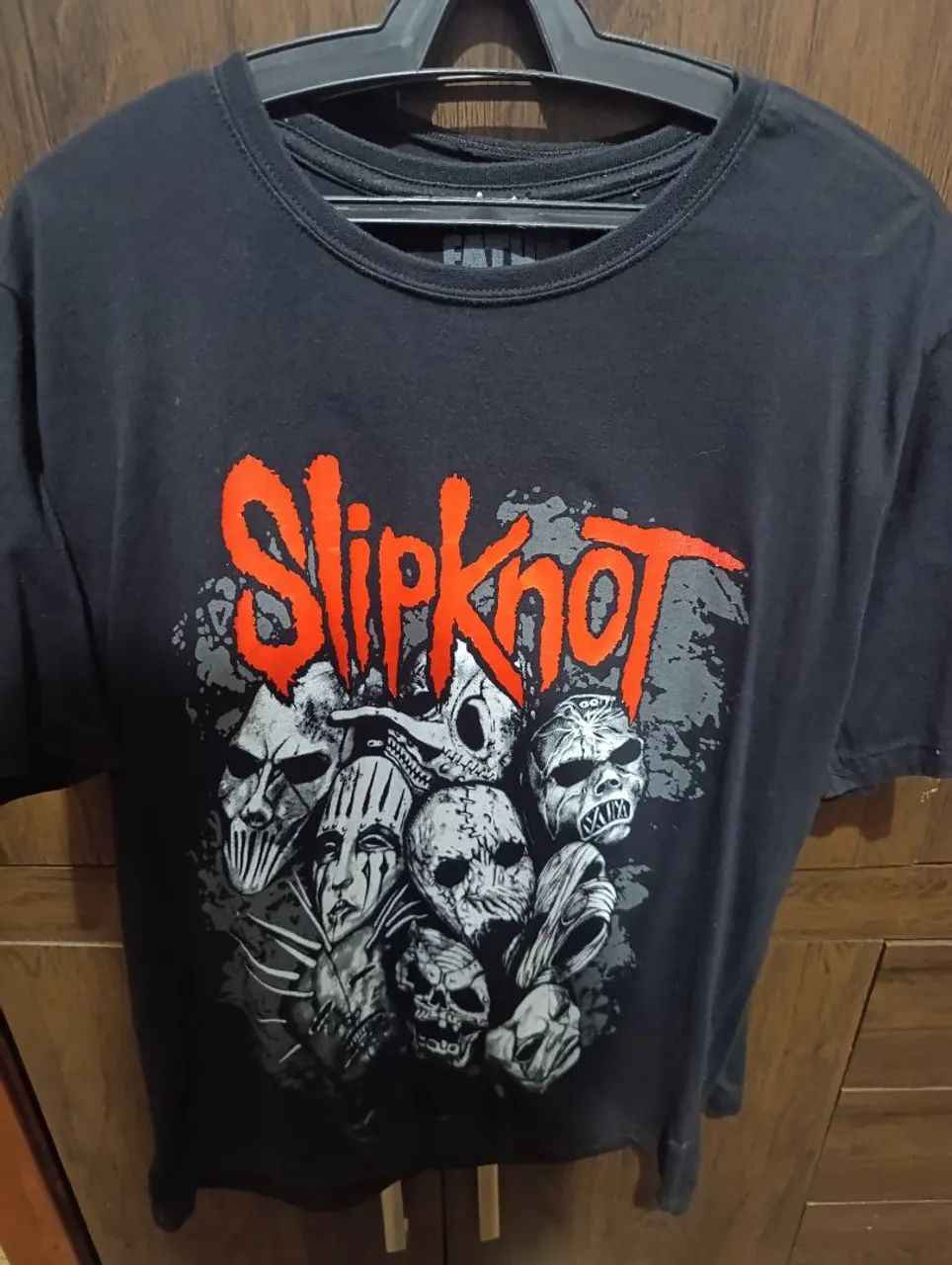 Camiseta slipknot+ANEL DE BRINDE