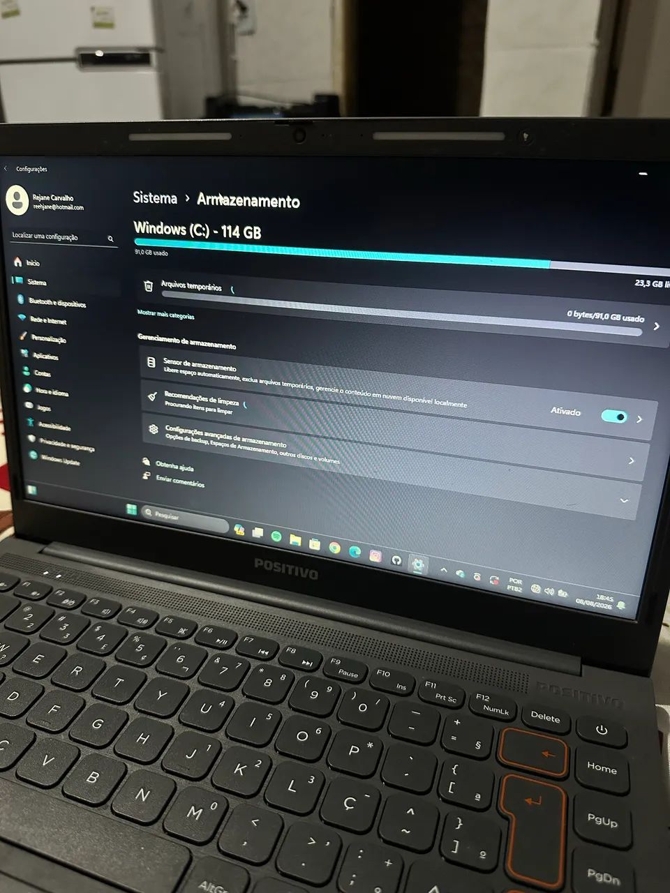 Notebook Positivo Vision C14 Lumina Bar Intel Celeron 4GB 128GB eMMC 14 - Foto 2