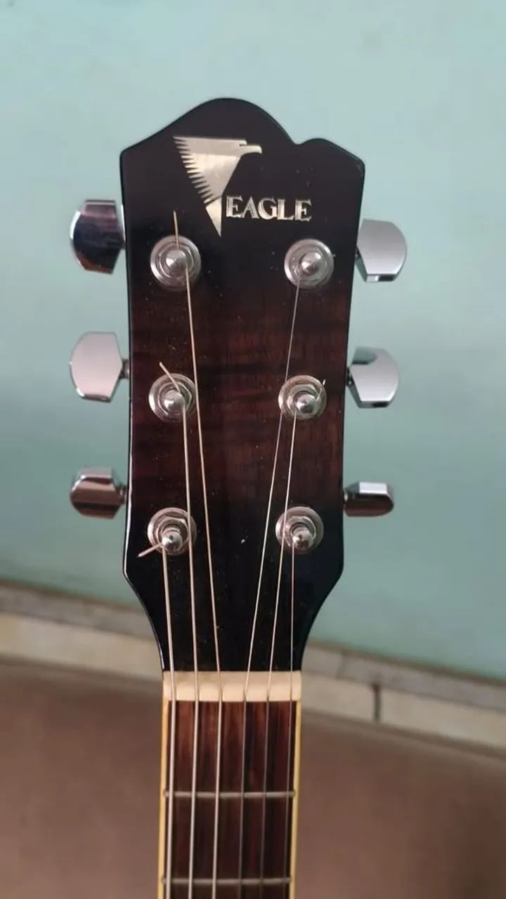 Violão Eagle CH70f bk, passo cartão até 18x - Foto 5