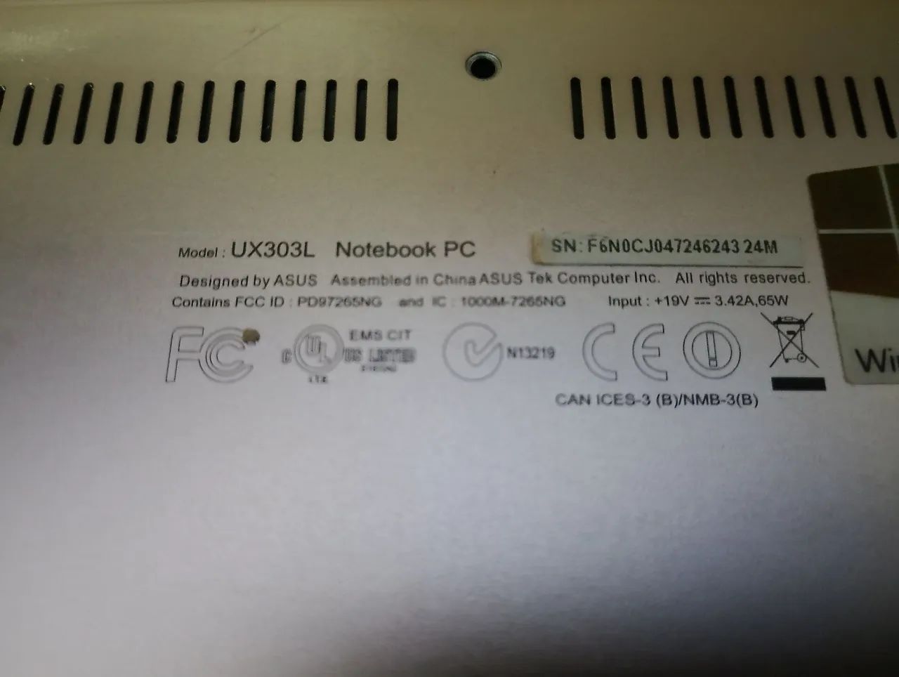 Carcaça completa notebook asas