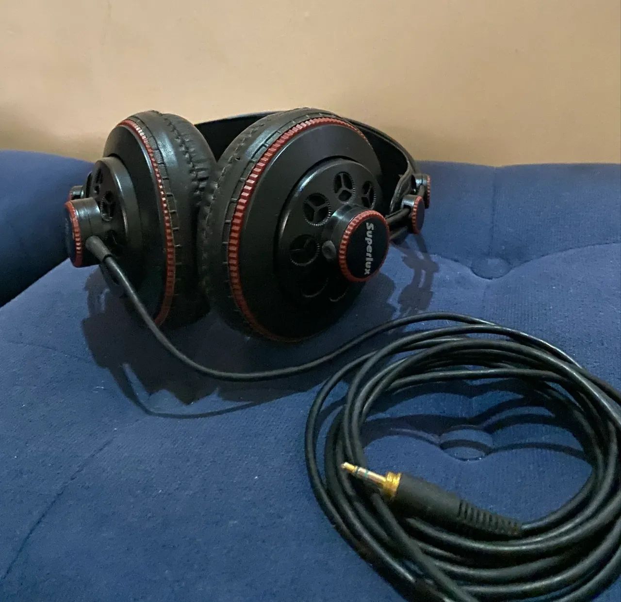 Fone Head Phone Semi Aberto Cabo 2m Superlux Hd681 - Foto 2